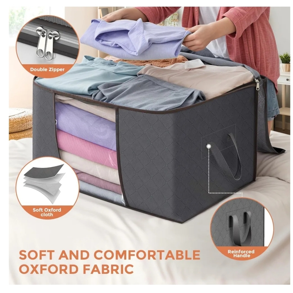 Gray Storage Organizer Set - 6 Pack - Picture 2 of 4